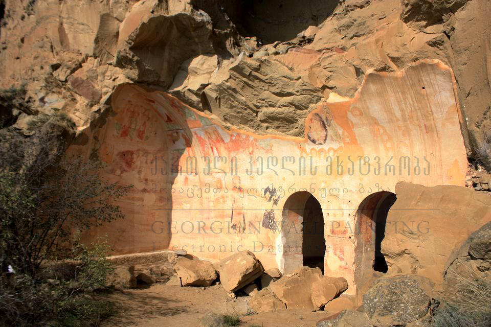 Hiking trail between Lavra and Udabno