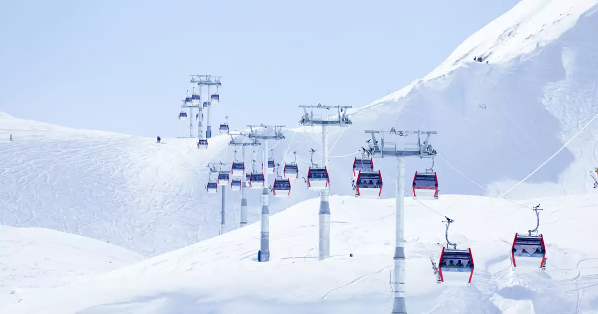 Gudauri Ski Resort with snow-covered slopes and modern lifts