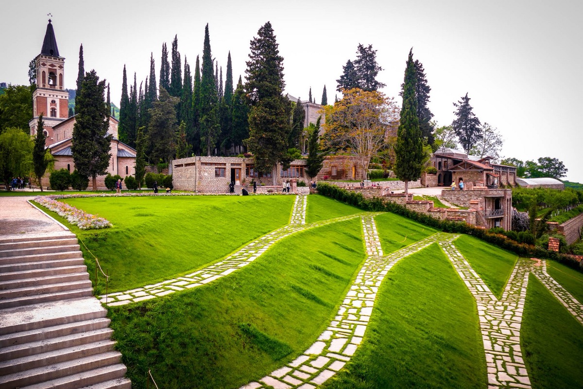 Bodbe Monastery and gardens in Kakheti