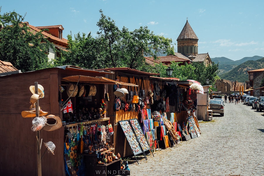 Mtskheta Old Town charming streets and craft shops