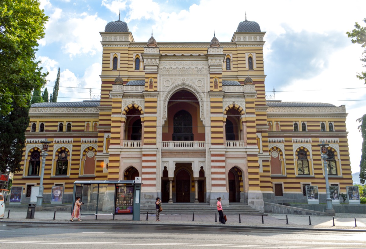 Rustaveli Avenue and Tbilisi Opera House
